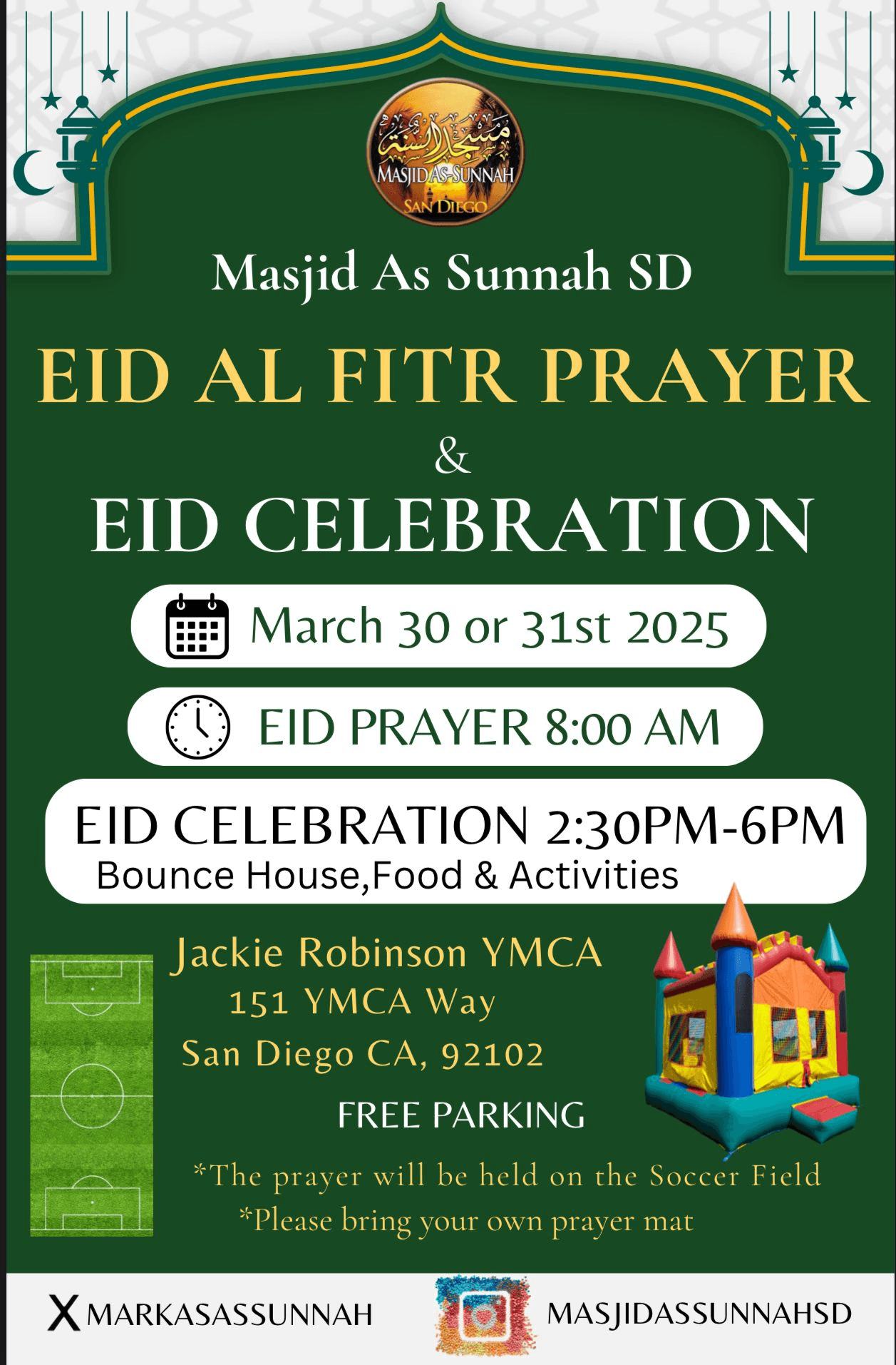 Eid Al Fitr Prayer & Celebration 2025