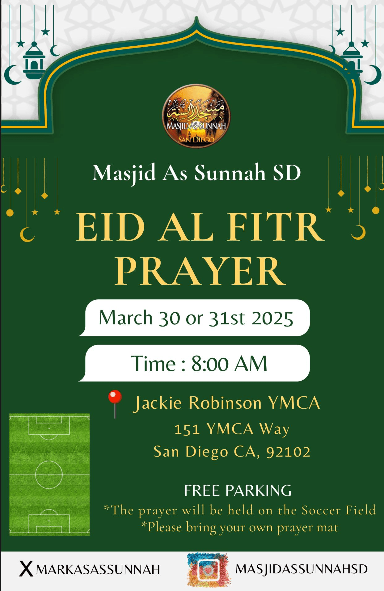 Eid Al Fitr Prayer 2025